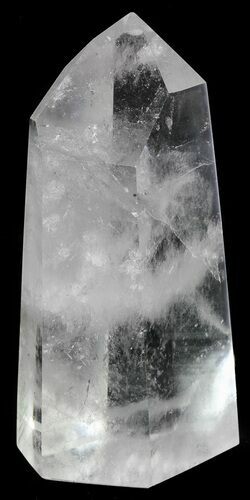 Polished Quartz Crystal Point - Madagascar #56155